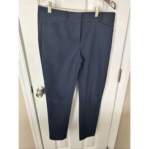 Loft dress pants style Marissa skinny size 2 dress pants, blue stylish work atti